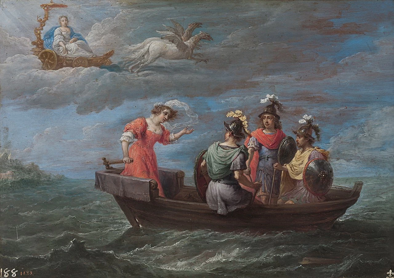 Reinaldo fugge dalle Isole Fortunate - Museo del Prado